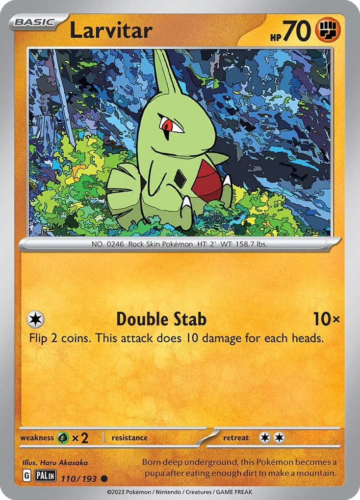 Larvitar 110/193 Common