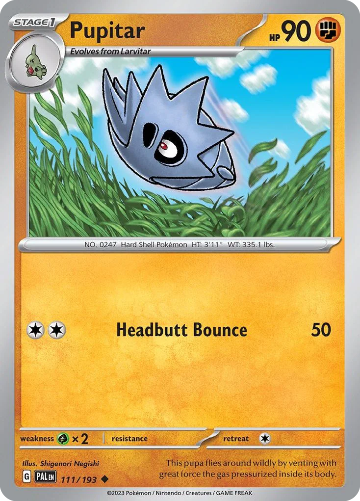Pupitar 111/193 Uncommon