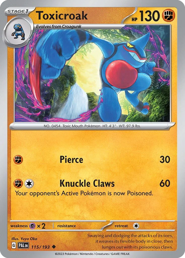 Toxicroak 115/193 Uncommon
