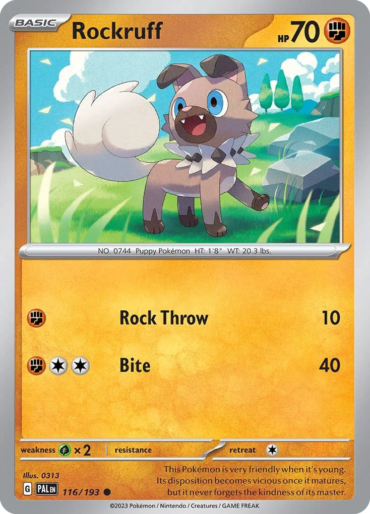 Rockruff 116/193 Common