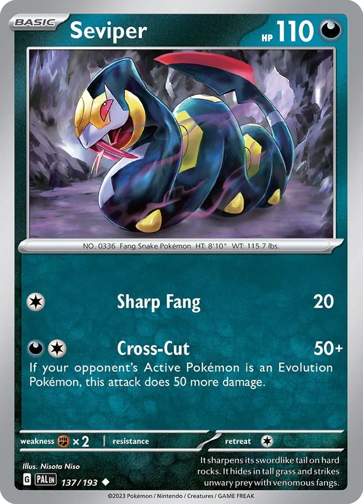 Seviper 137/193 Uncommon