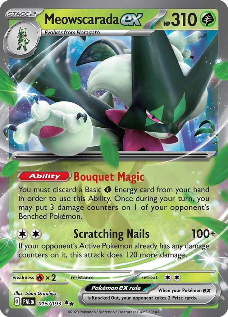 Meowscarada ex 015/193 Double rare