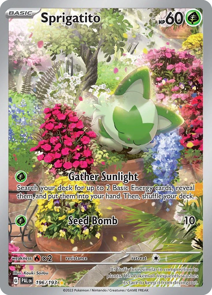 sv2-196 Sprigatito 196/193 Illustration rare