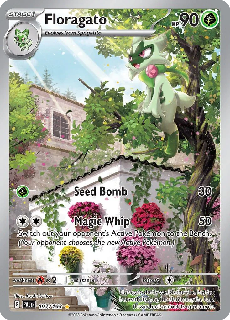 sv2-197 Floragato 197/193 Illustration rare