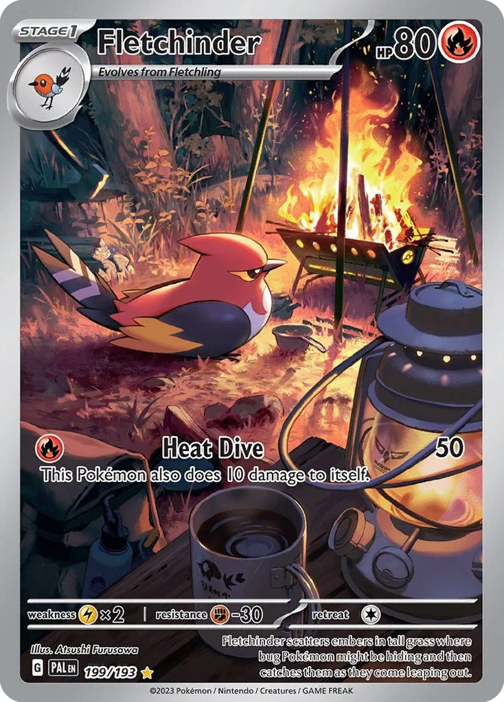 sv2-199 Fletchinder 199/193 Illustration rare