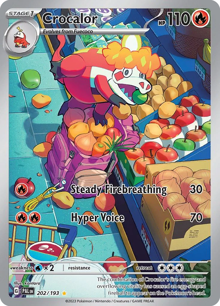 sv2-202 Crocalor 202/193 Illustration rare