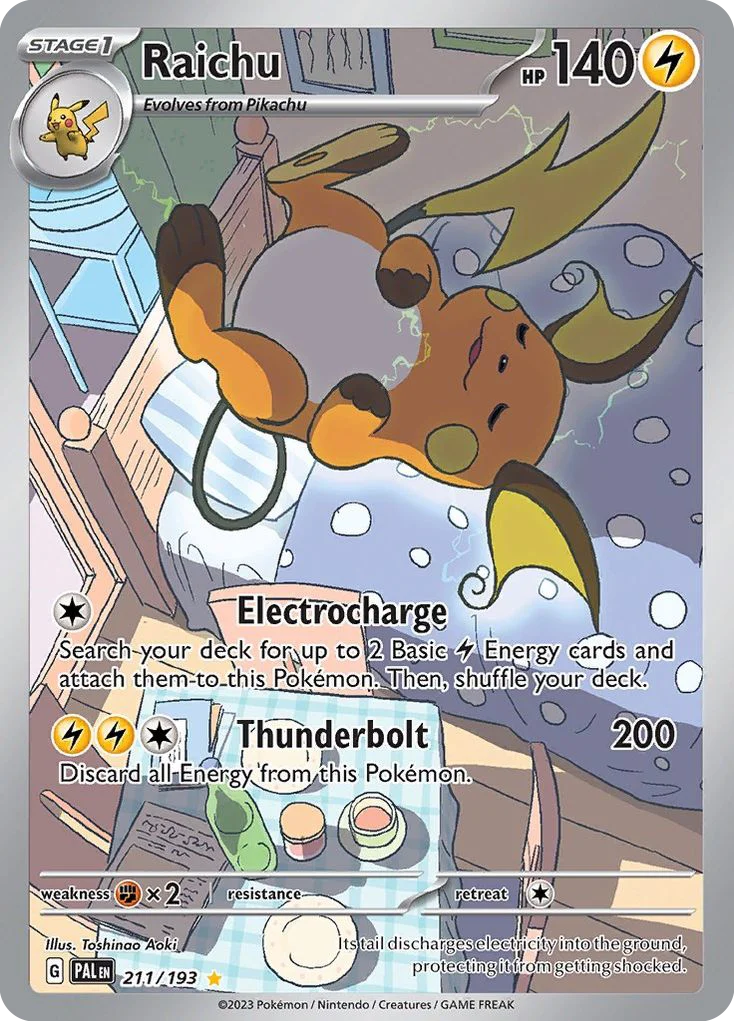 sv2-211 Raichu 211/193 Illustration rare