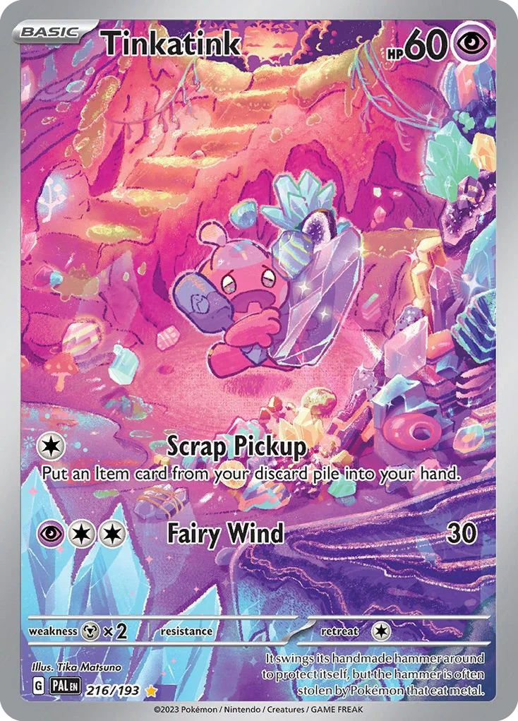 sv2-216 Tinkatink 216/193 Illustration rare
