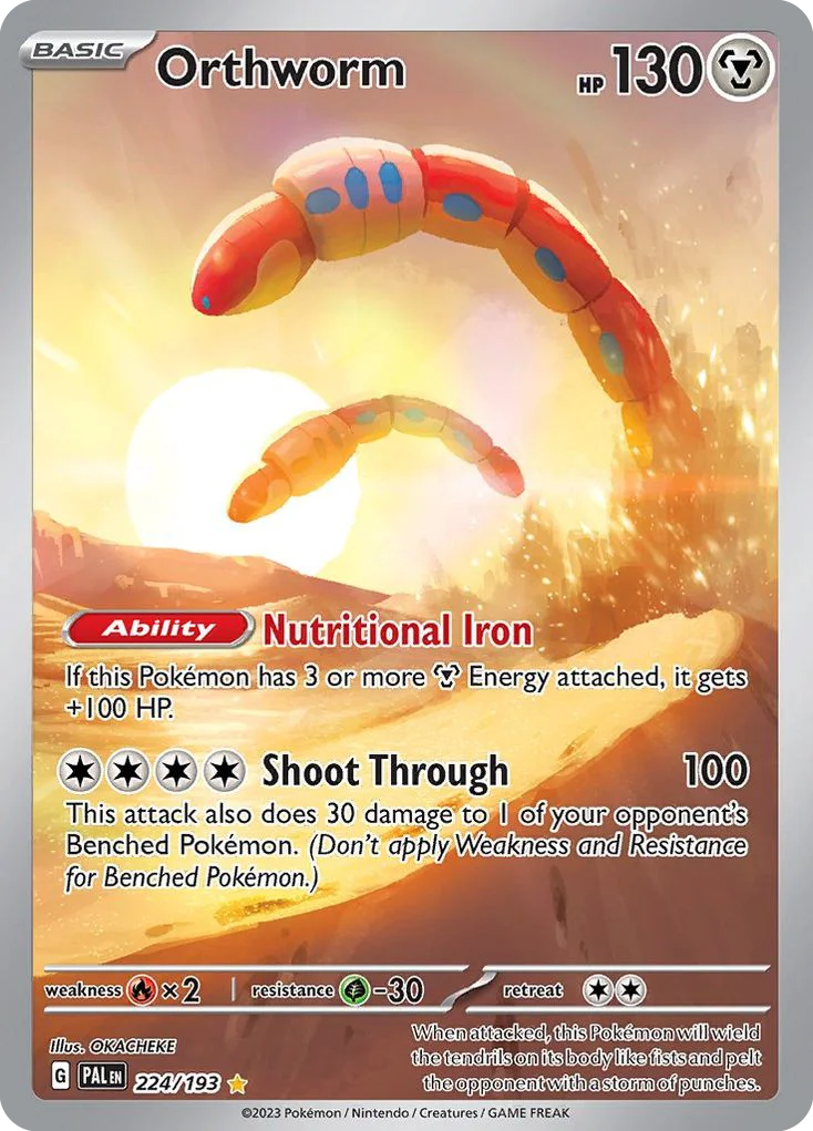 sv2-224 Orthworm 224/193 Illustration rare