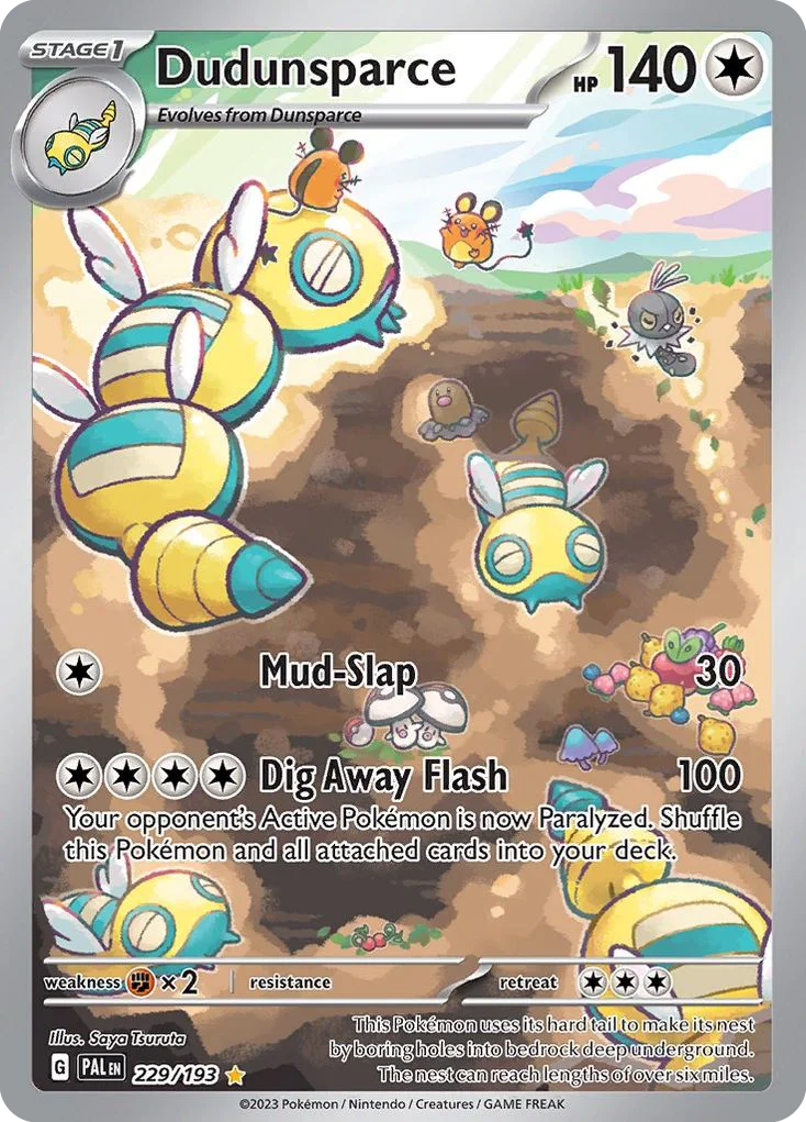 sv2-229 Dudunsparce 229/193 Illustration rare