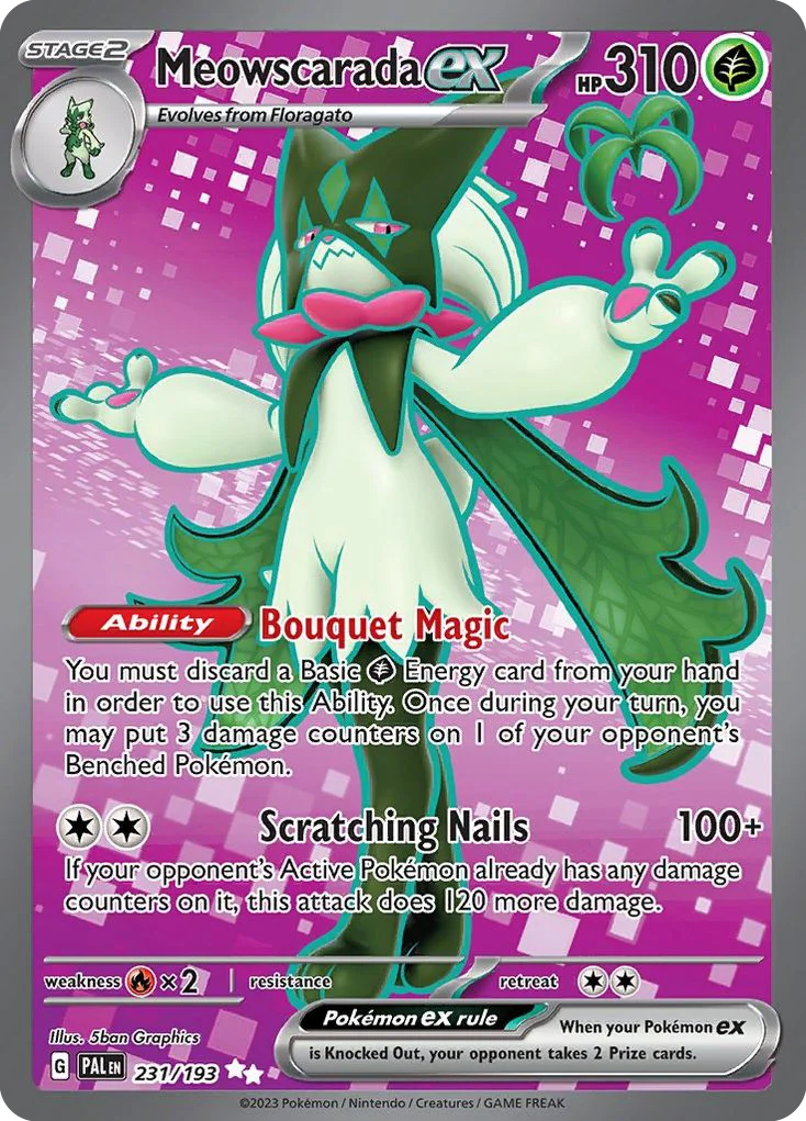 sv2-231 Meowscarada ex 231/193 Ultra rare