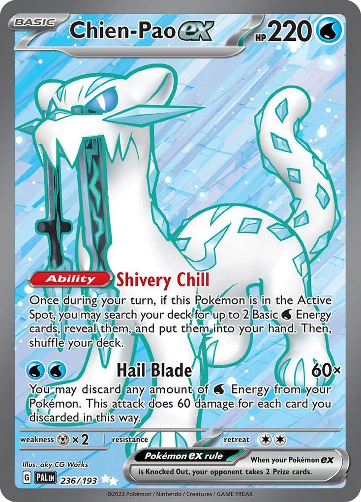 sv2-236 Chien-Pao ex 236/193 Ultra rare