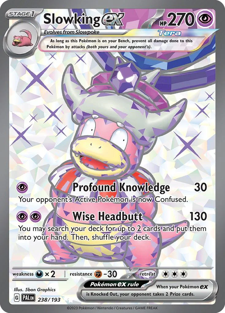 sv2-238 Slowking ex 238/193 Ultra rare