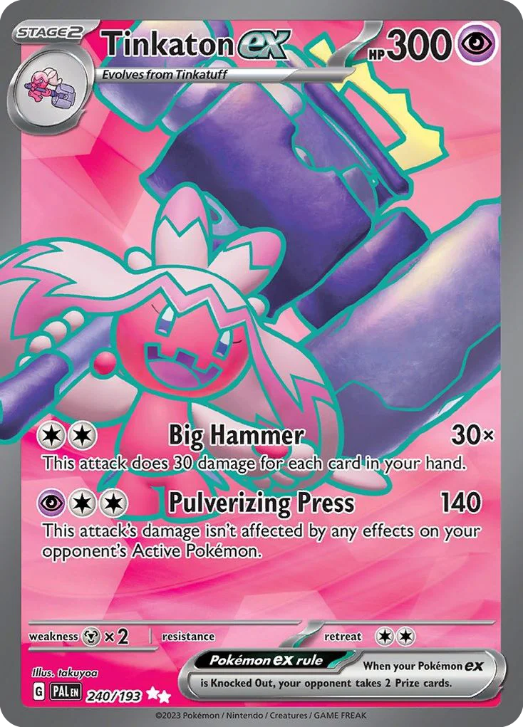 Tinkaton ex 240/193 Ultra rare