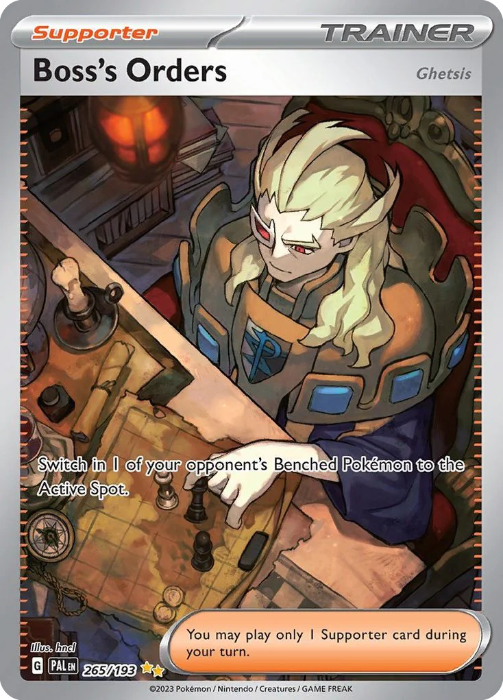 Boss's Orders (Ghetsis) 265/193 Special illustration rare