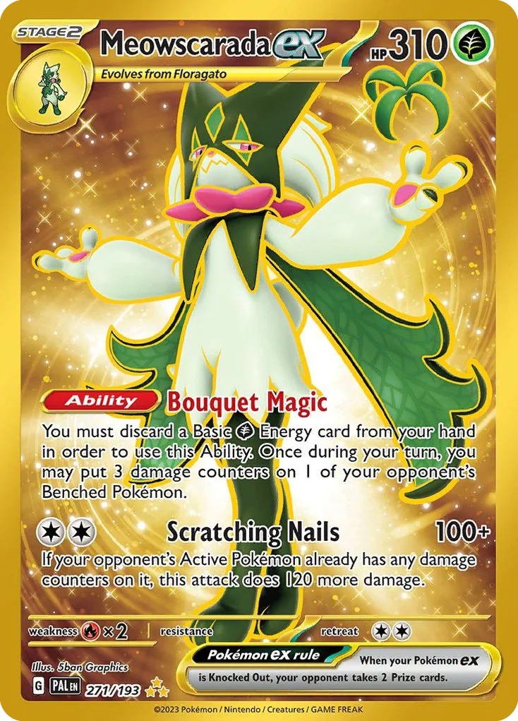 Meowscarada ex 271/193 Hyper rare