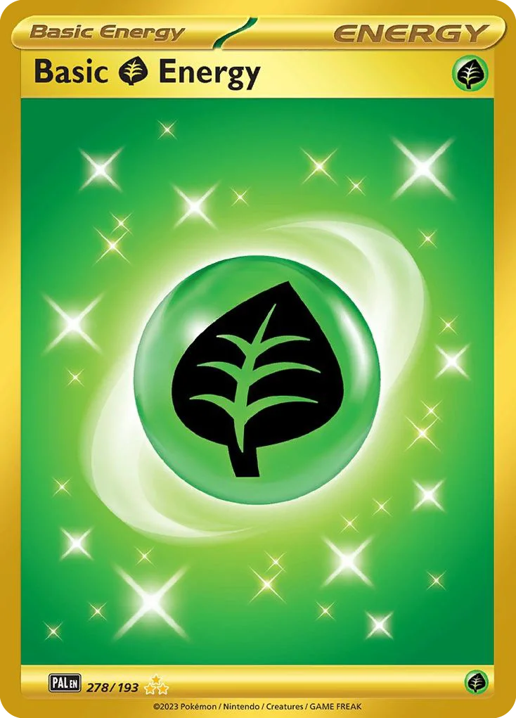 sv2-278 Basic Grass Energy 278/193 Hyper rare