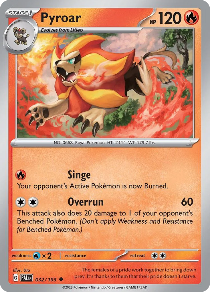 Pyroar 032/193 Uncommon