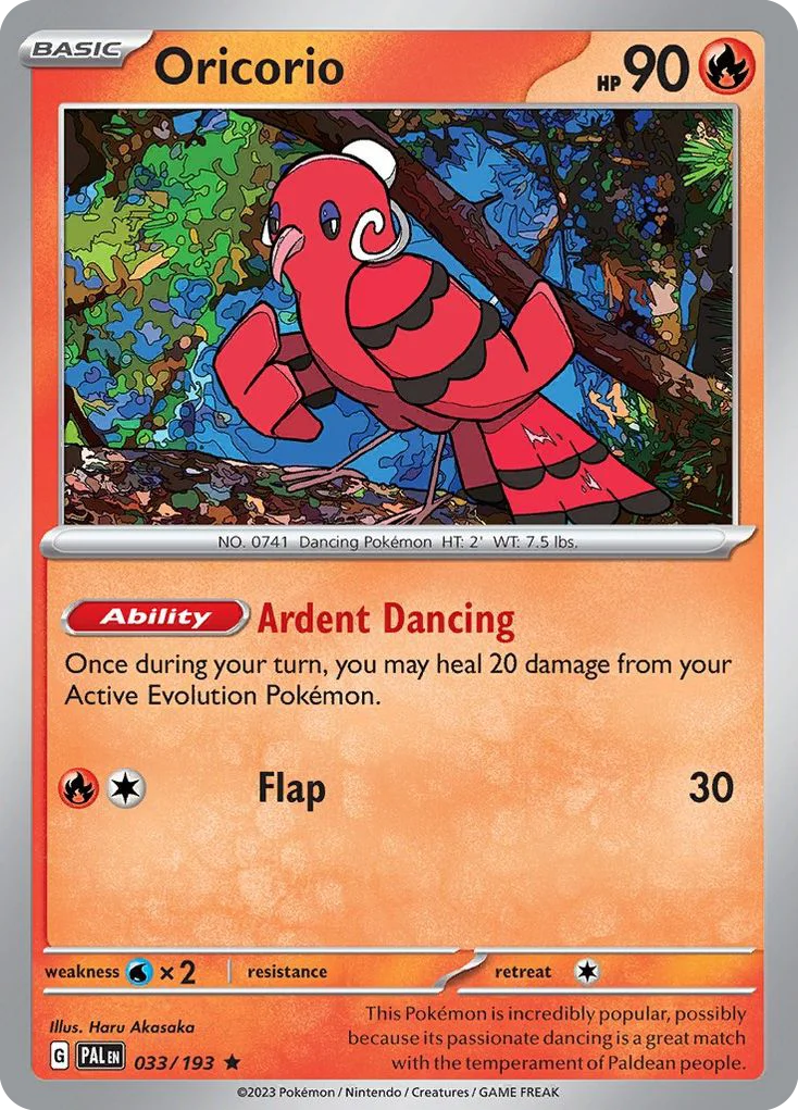 Oricorio 033/193 Rare