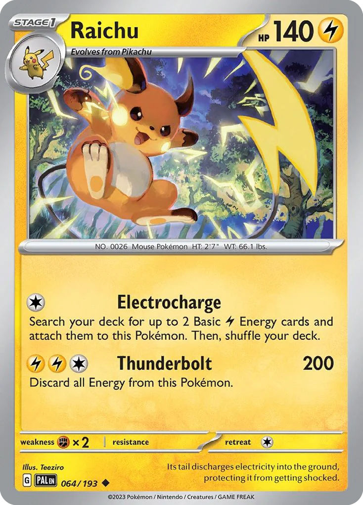 Raichu 064/193 Uncommon