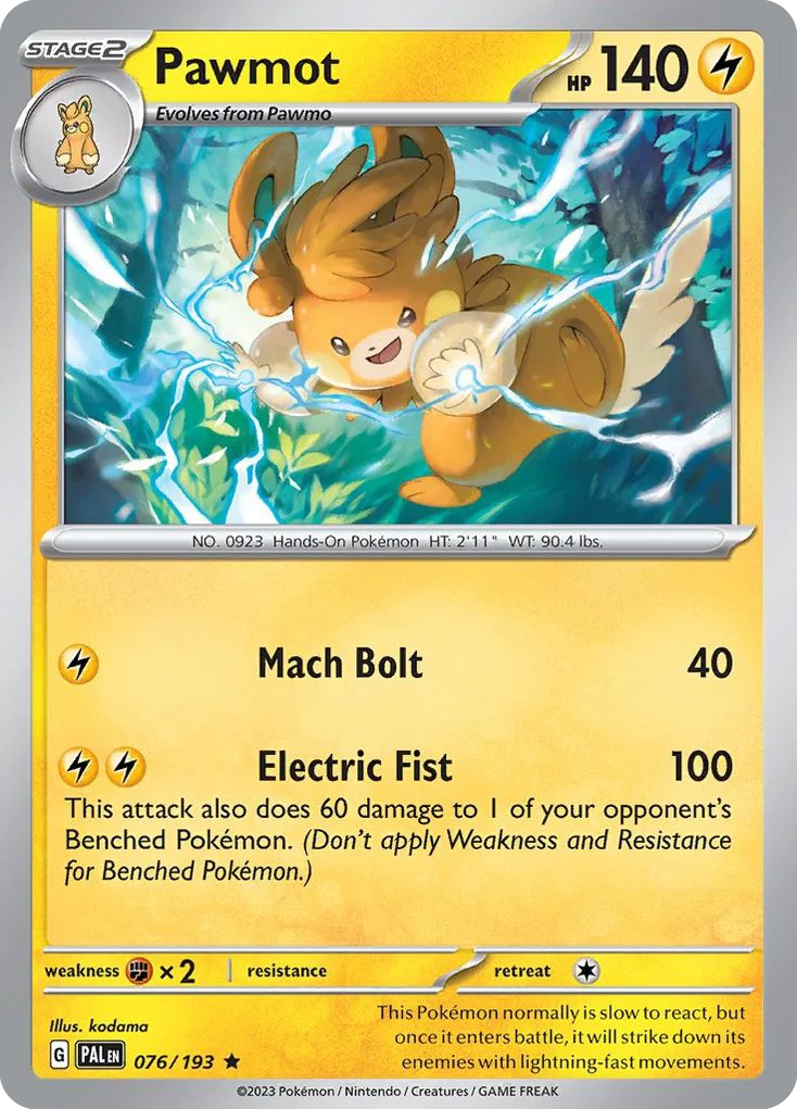 Pawmot 076/193 Rare