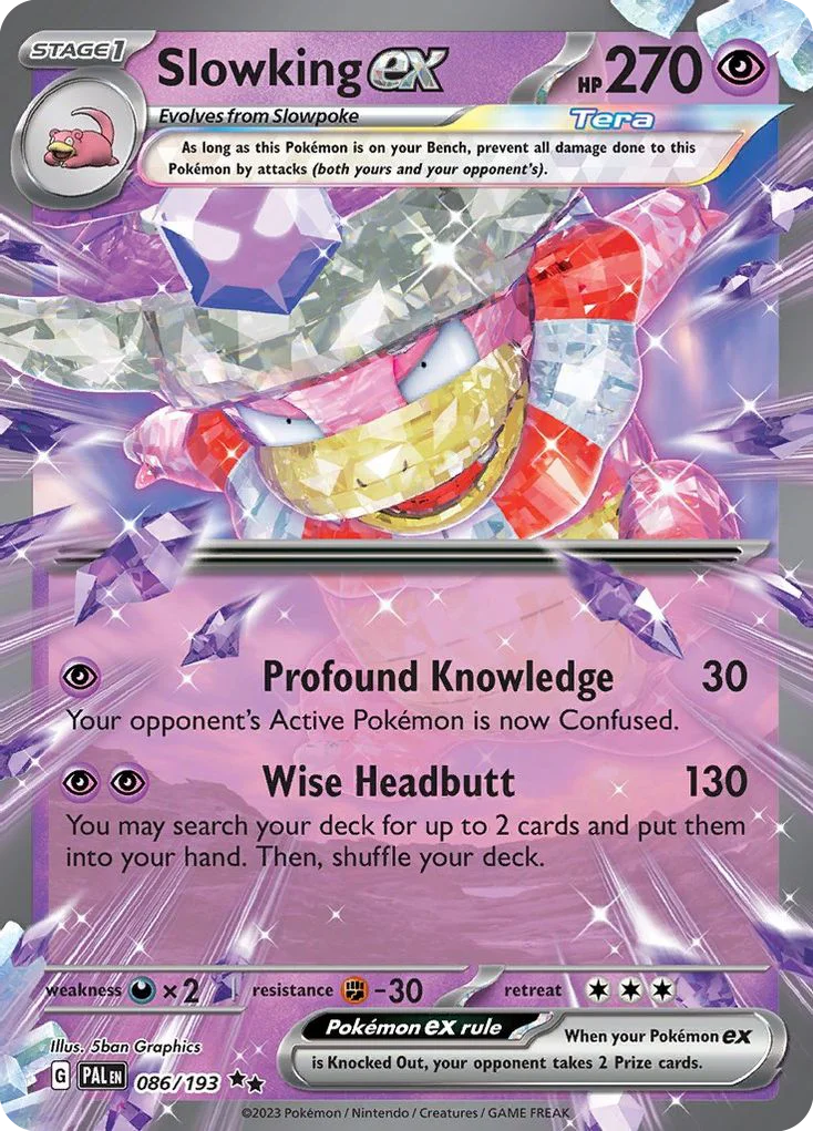Slowking ex 086/193 Double rare