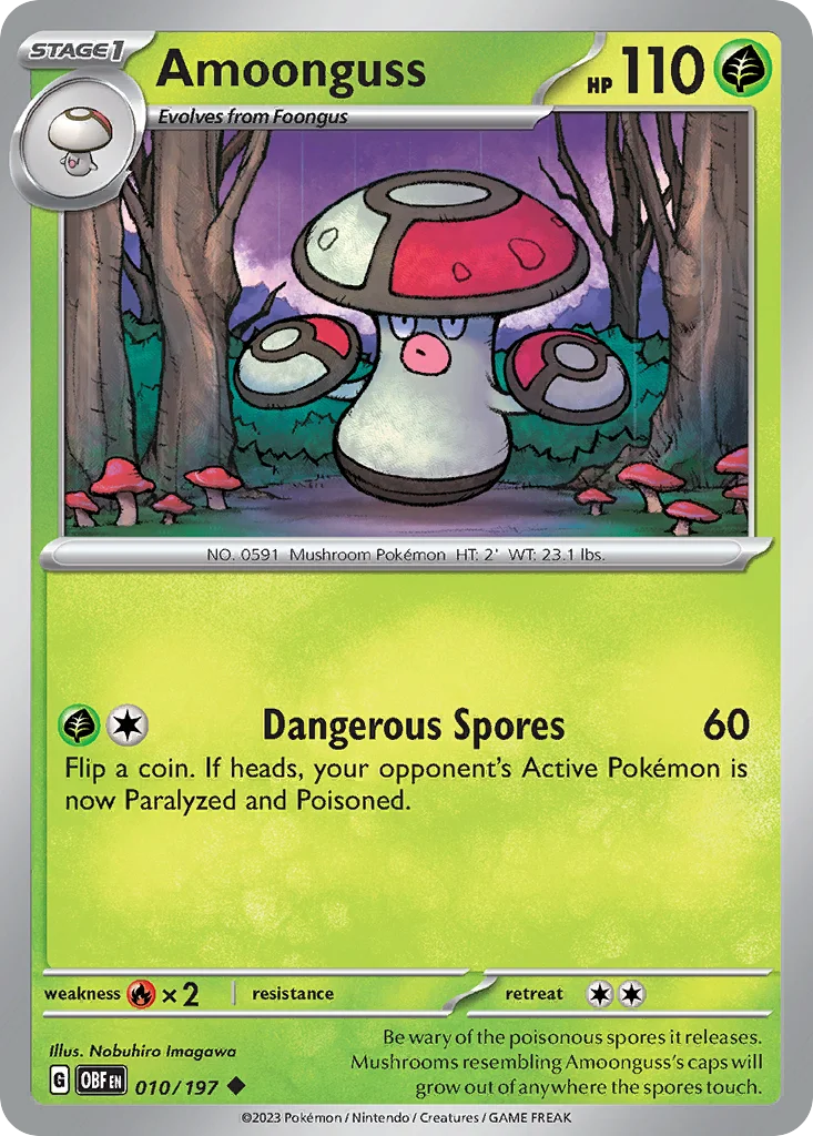 sv3-10 Amoonguss 010/197 Uncommon