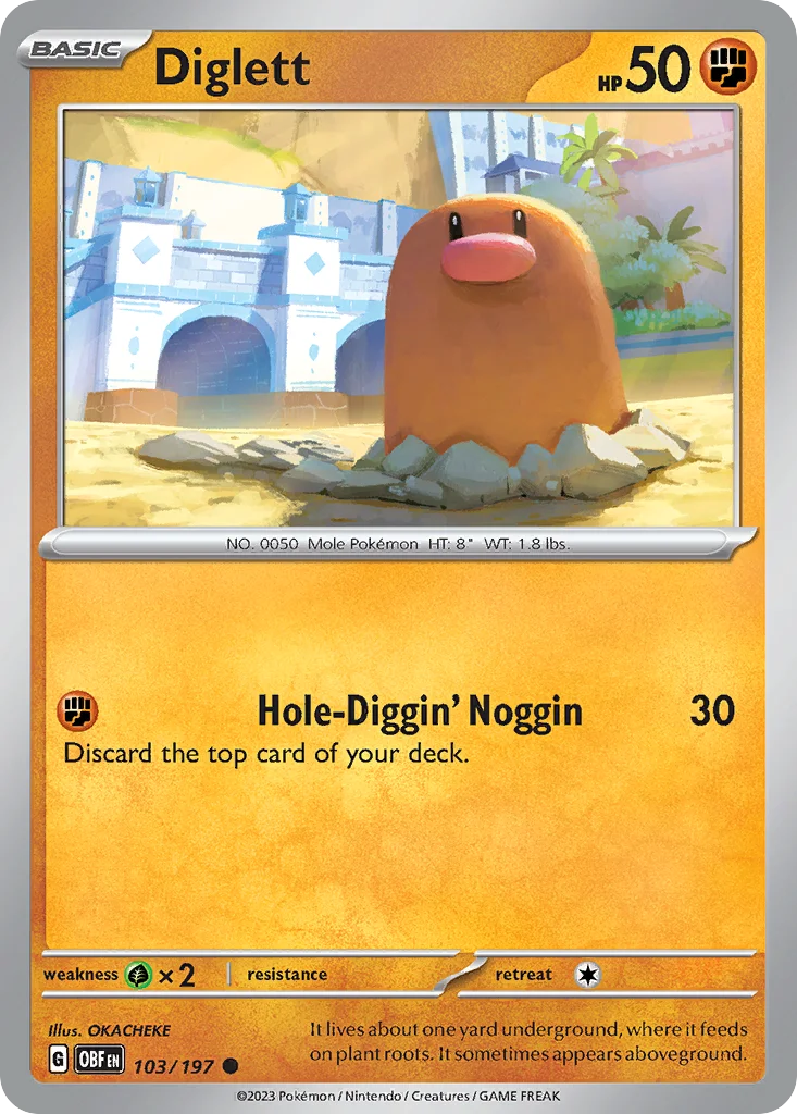 Diglett 103/197 Common