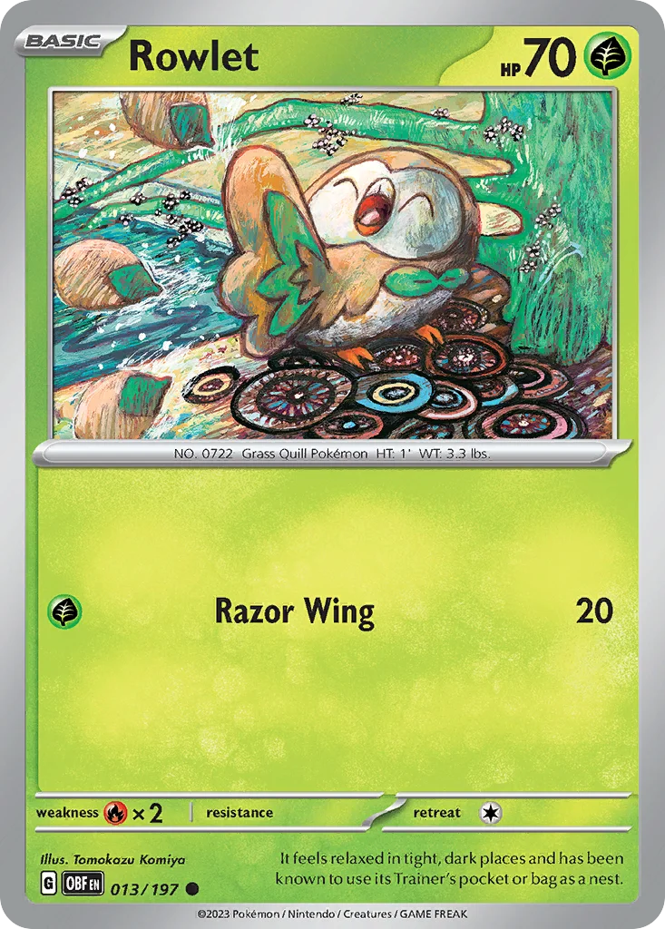 sv3-13 Rowlet 013/197 Common