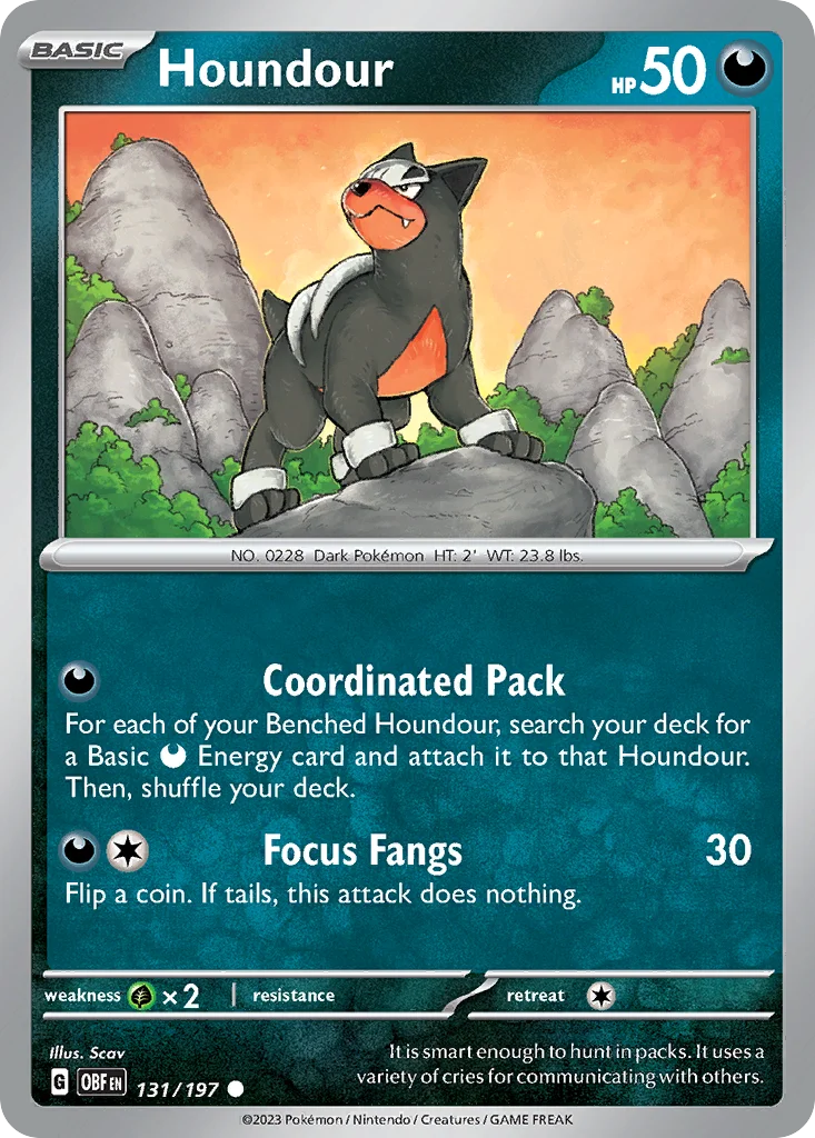 Houndour 131/197 Common