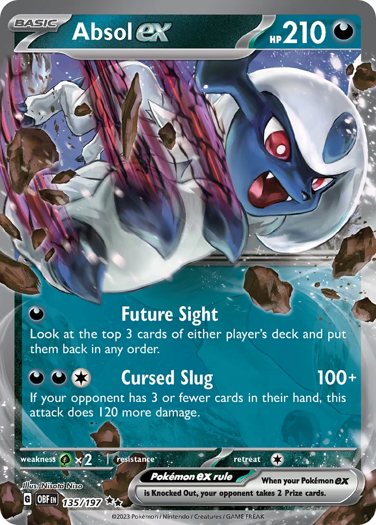 Absol ex 135/197 Double rare