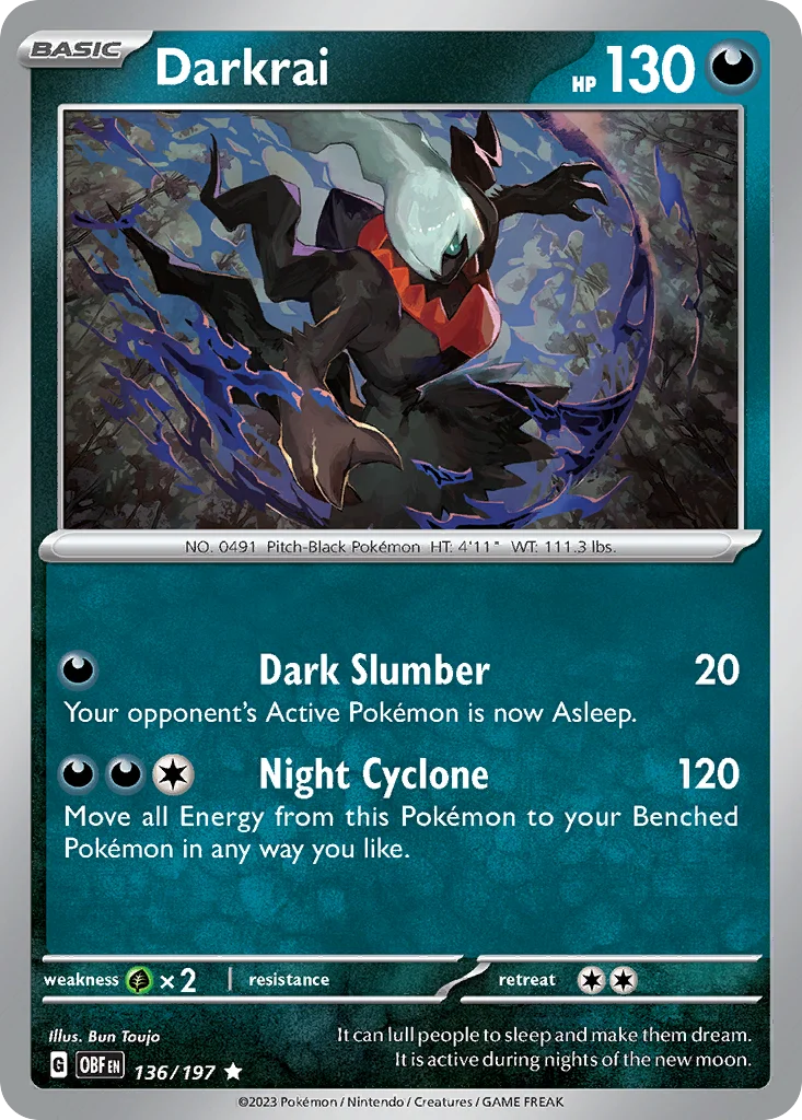 Darkrai 136/197 Rare