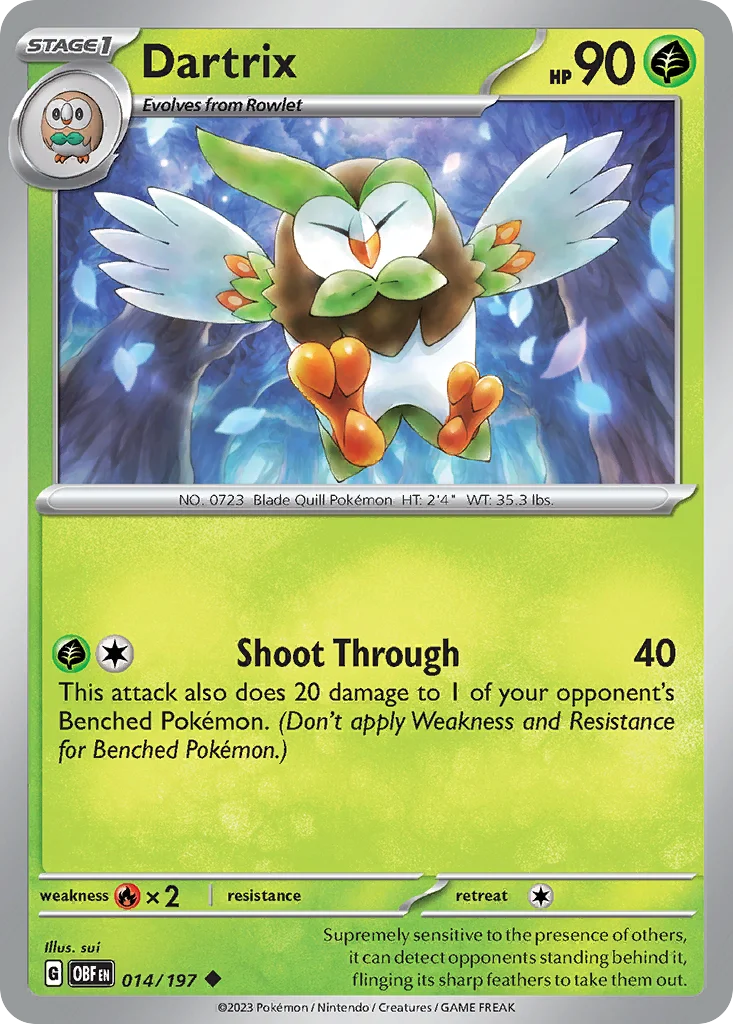 sv3-14 Dartrix 014/197 Uncommon