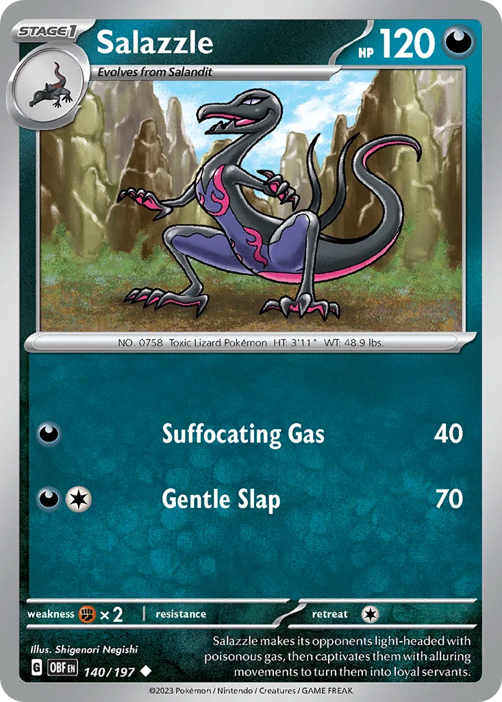 Salazzle 140/197 Uncommon