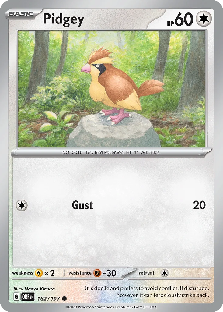Pidgey 162/197 Common