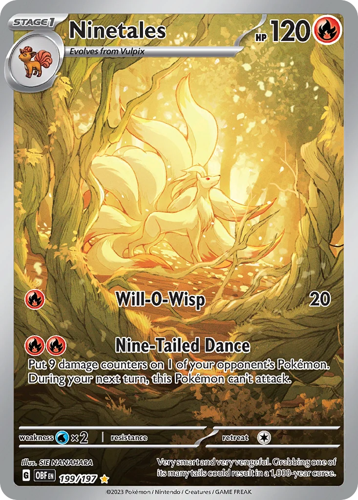 Ninetales 199/197 Illustration rare