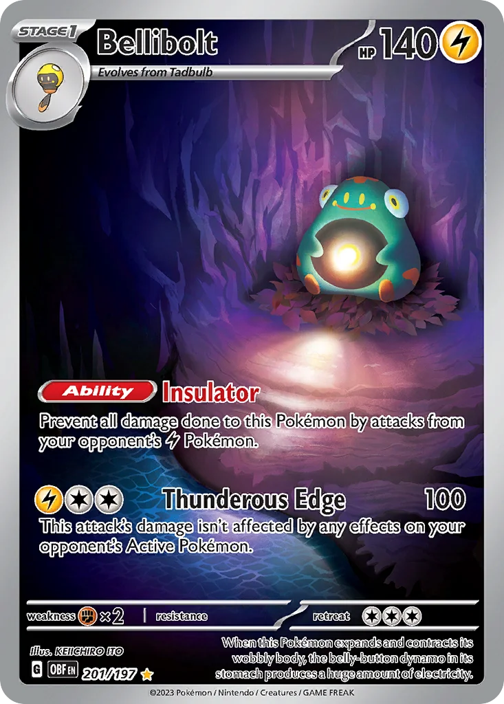 Bellibolt 201/197 Illustration rare