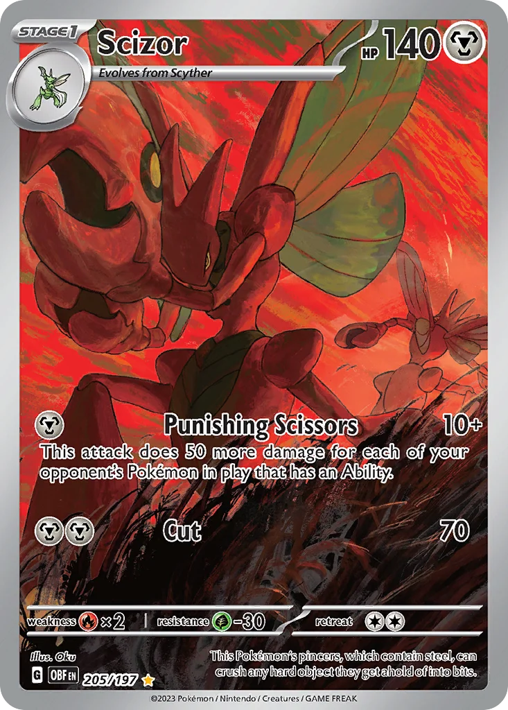 Scizor 205/197 Illustration rare