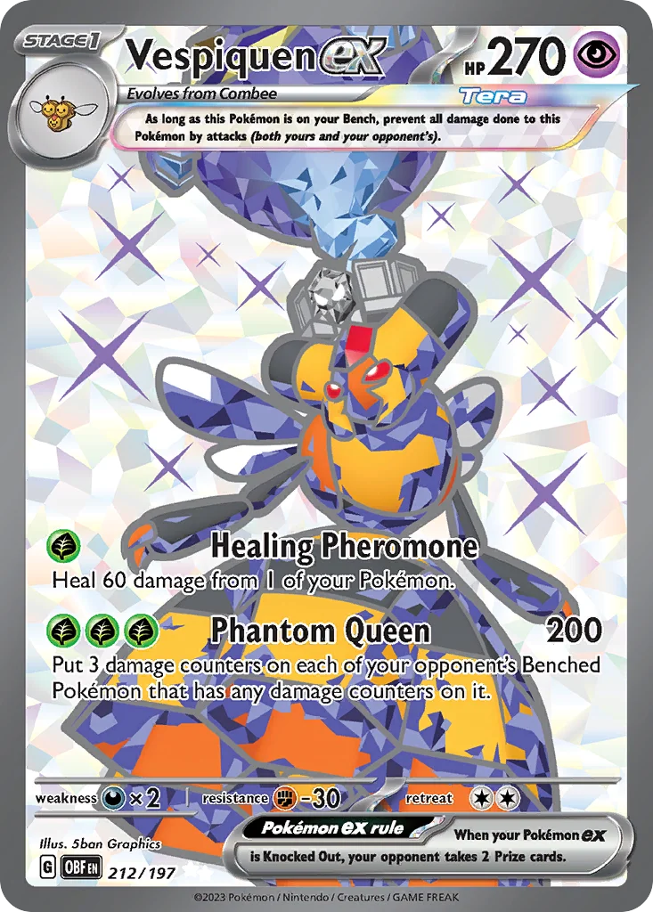 Vespiquen ex 212/197 Ultra rare