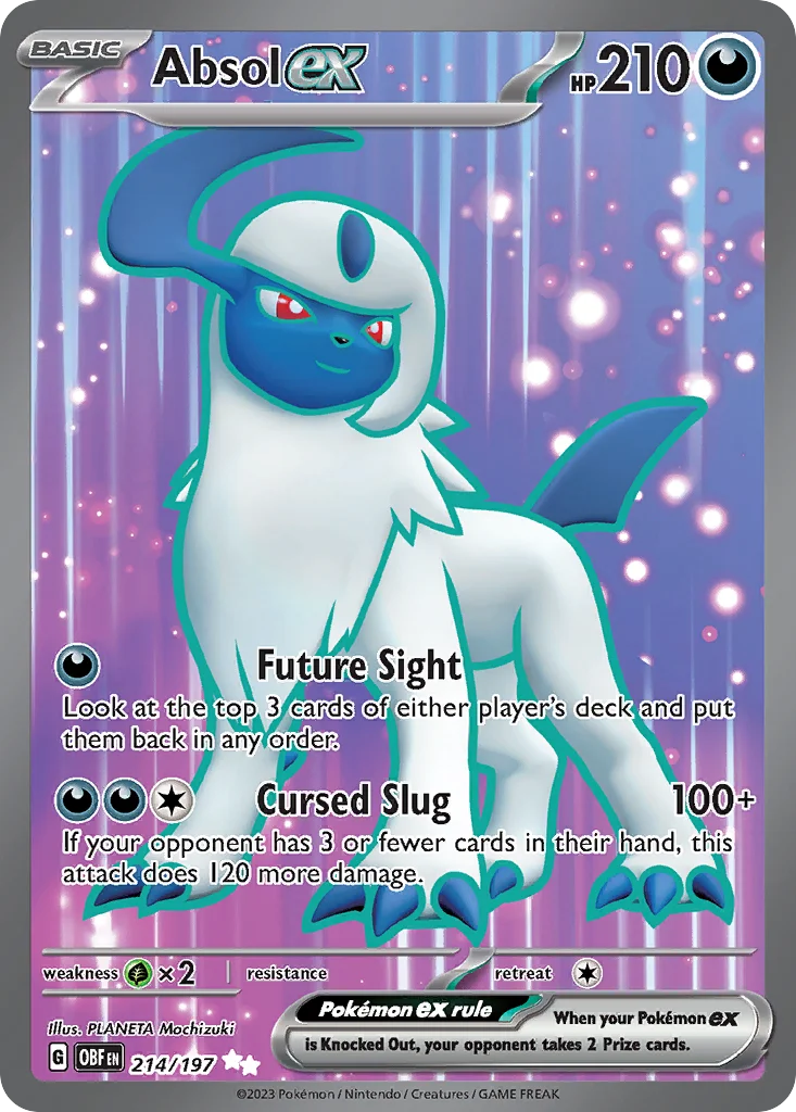 Absol ex 214/197 Ultra rare