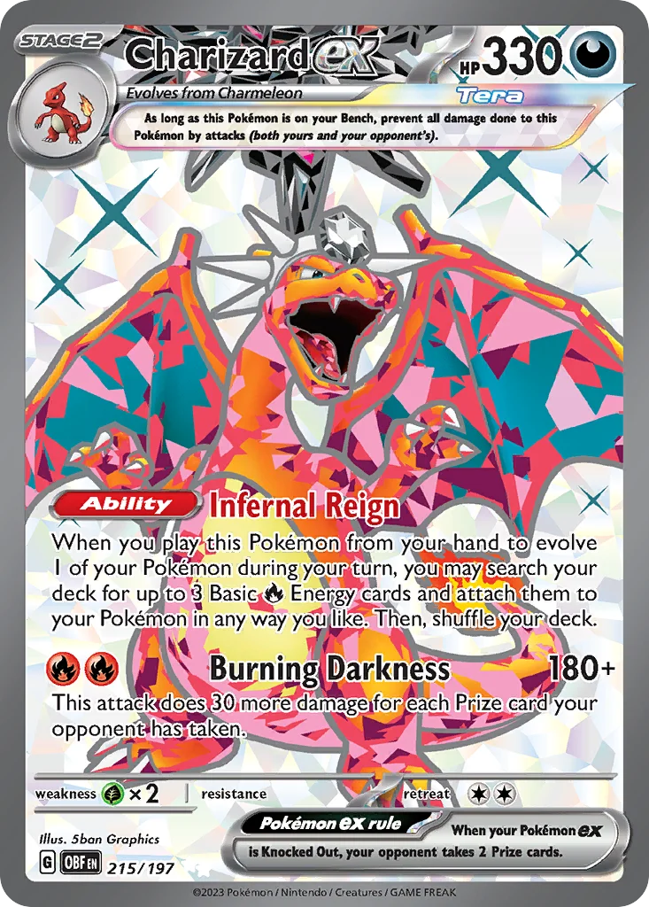 Charizard ex 215/197 Ultra rare