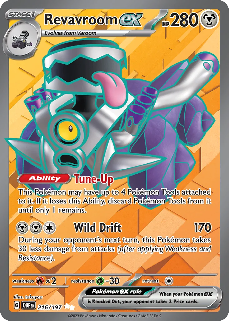 Revavroom ex 216/197 Ultra rare
