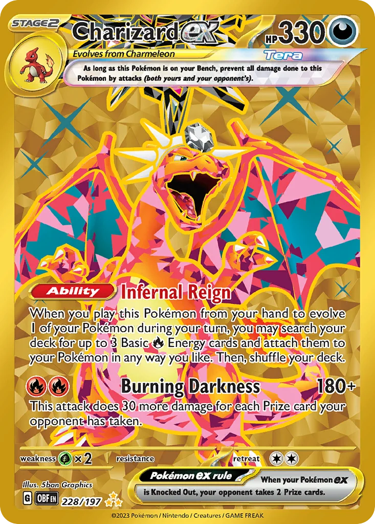 Charizard ex 228/197 Hyper rare