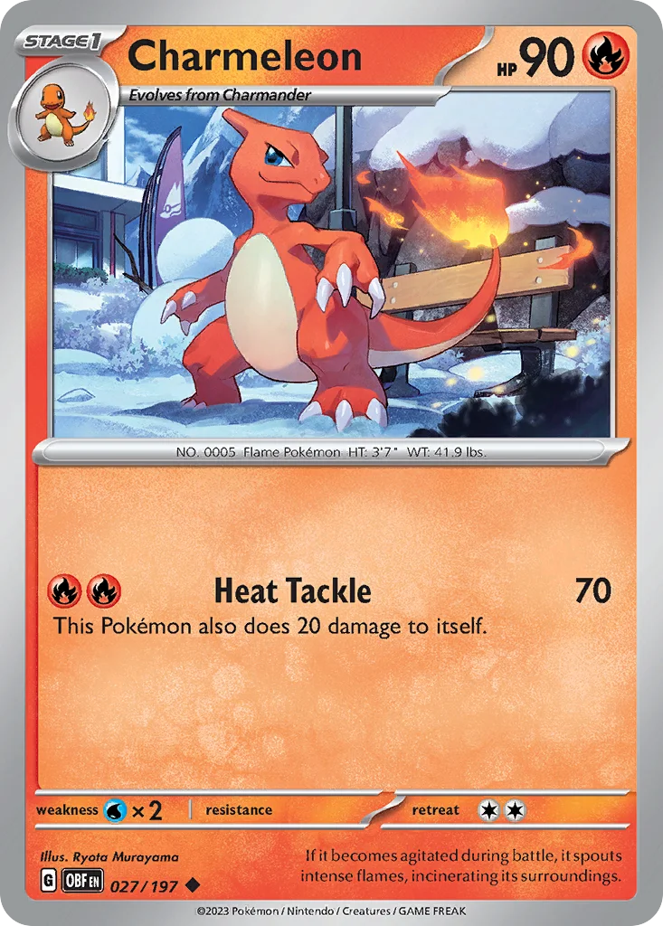 Charmeleon 027/197 Uncommon