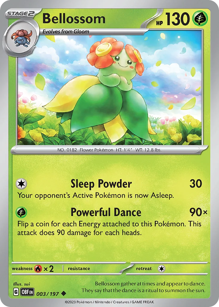 Bellossom 003/197 Uncommon