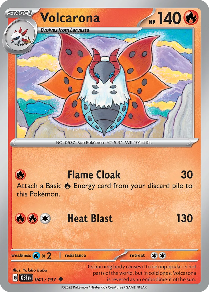 Volcarona 041/197 Uncommon
