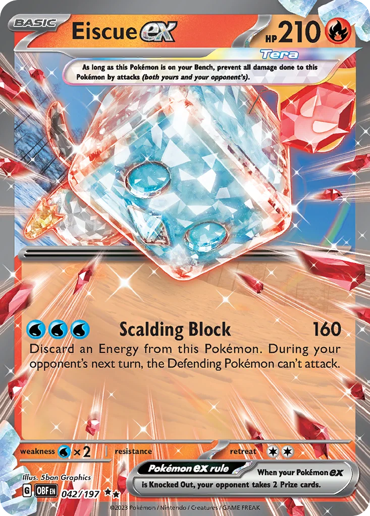 Eiscue ex 042/197 Double rare