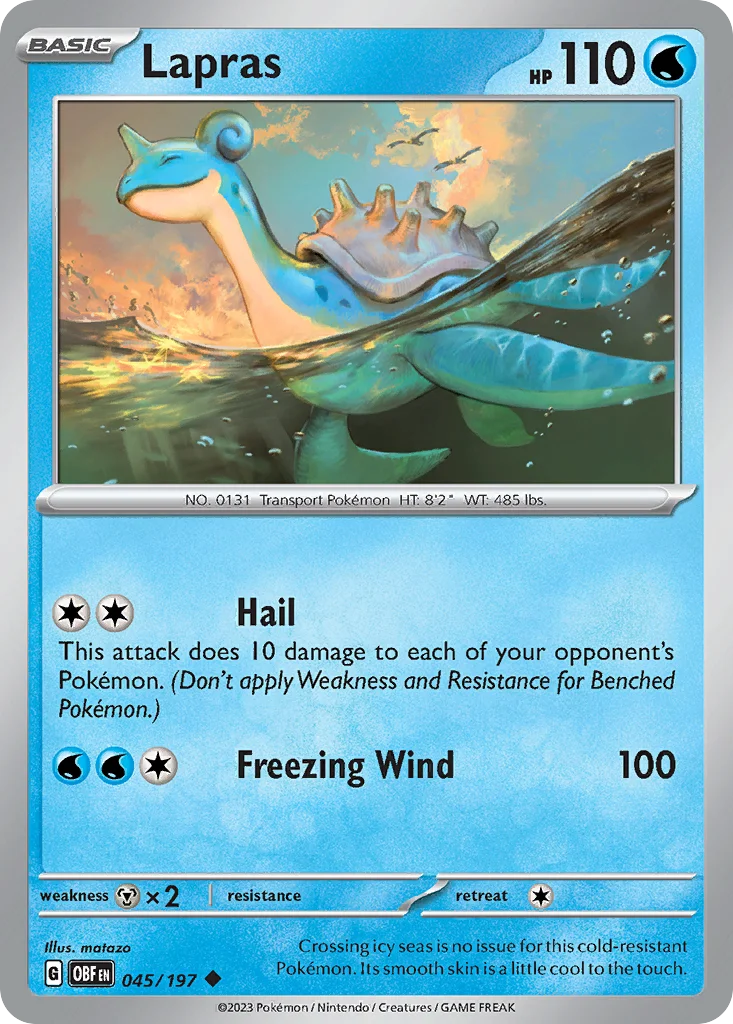 Lapras 045/197 Uncommon
