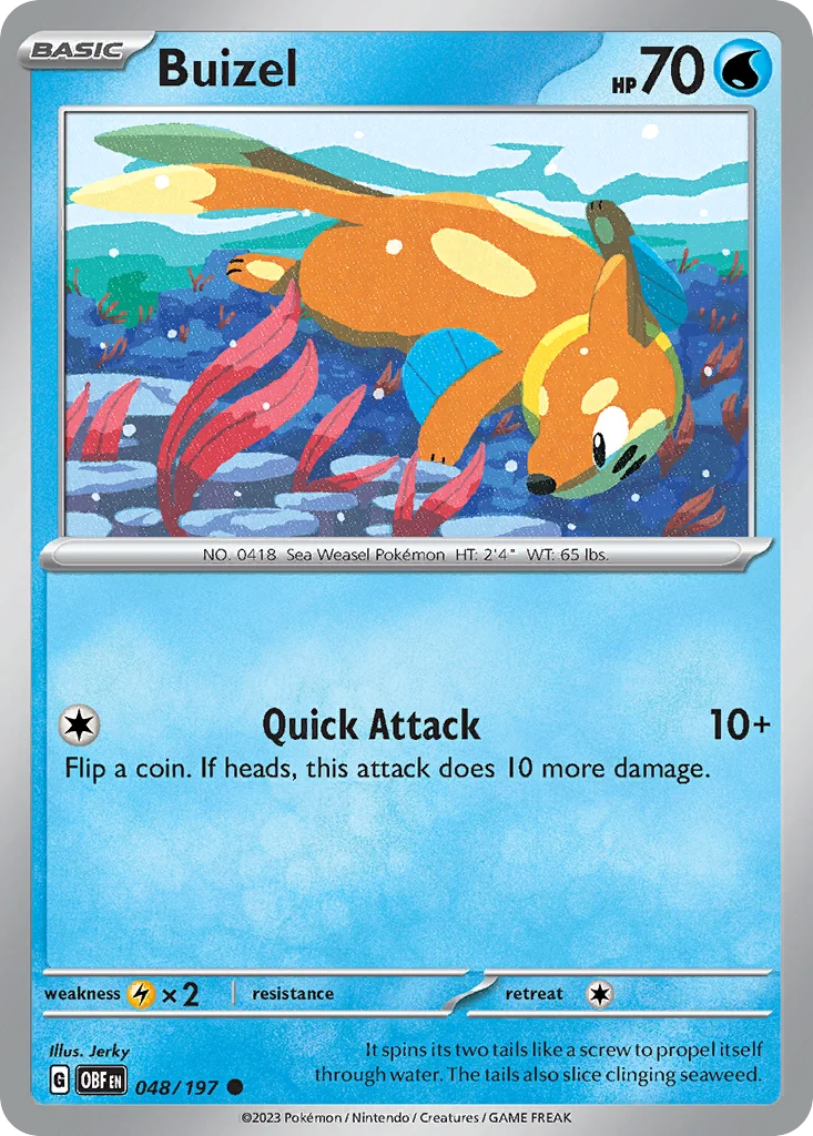 Buizel 048/197 Common