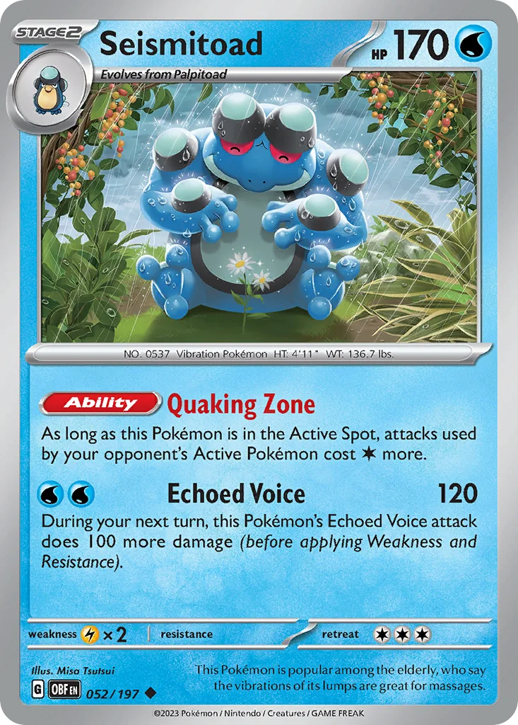 Seismitoad 052/197 Uncommon